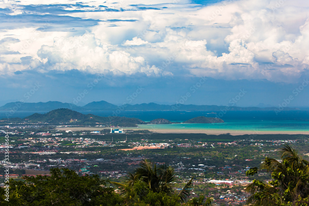 aerial view of the Phuket, Thailand