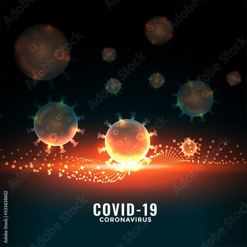coronavirus covid-19 being stopped with a resistance wall