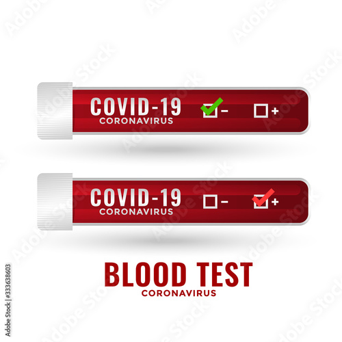 covid-19 coronavirus blood test lab report result