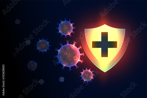 immune system medical shield protection stopping corona virus