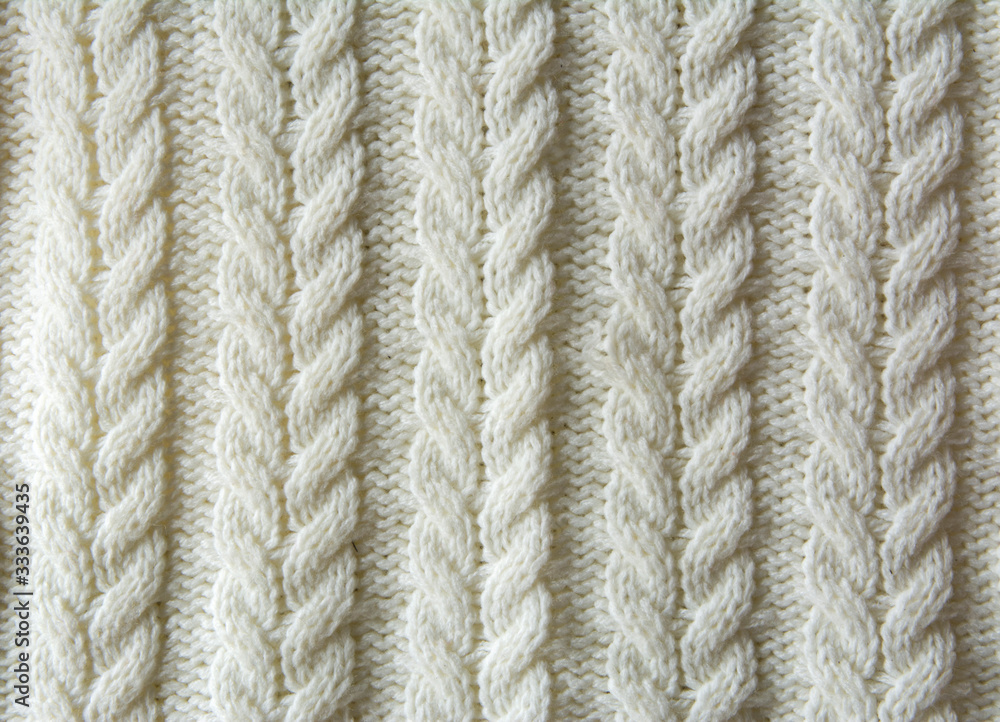 white knitted texture