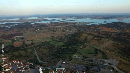 Beautiful lagoons located in historical Reguengos de Monsaraz village.Portugal