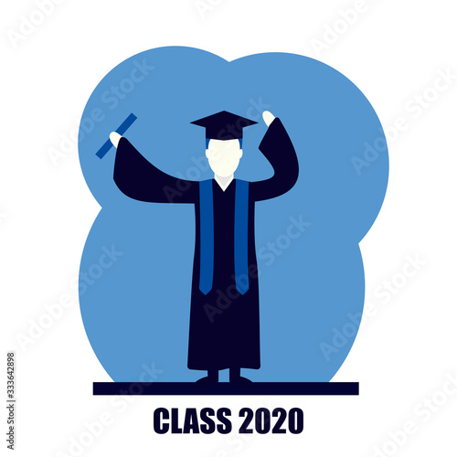 class graduation congratulations education self growth vector