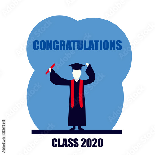 class graduation congratulations education self growth vector