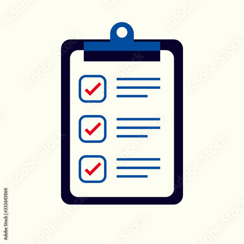 check list vector icon clipboard tick mark