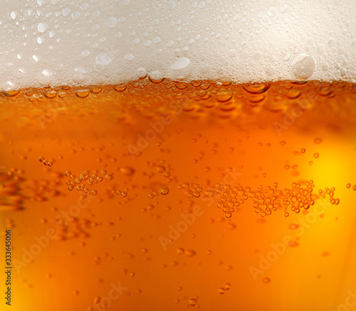 Background of refreshing beer / Texture 