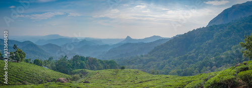 Fototapeta Naklejka Na Ścianę i Meble -  Chithirapuram View Point, Kerala, India