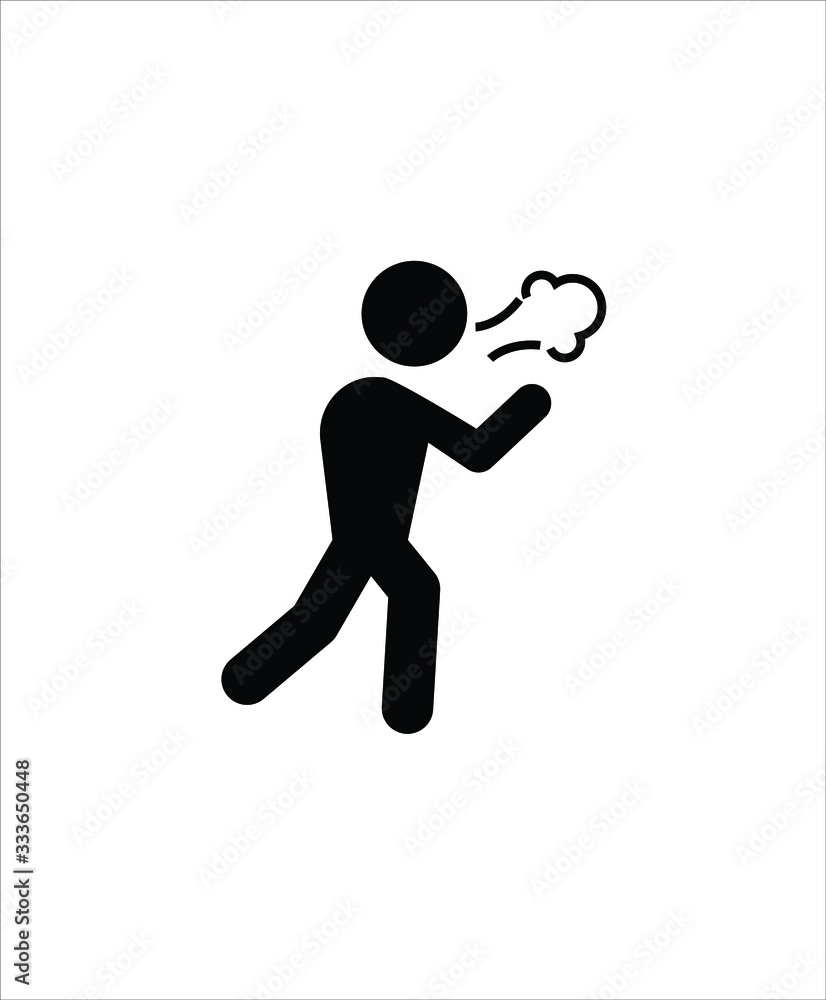 health flat icon,man with sick flat design icon. health flat icon,man with sick flat design icon.