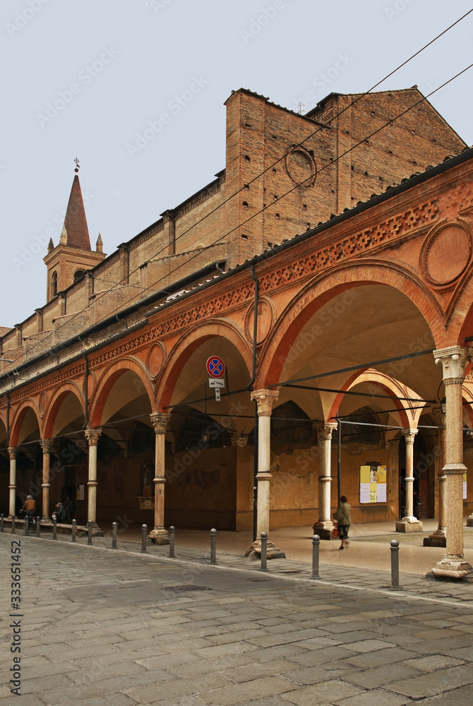 Basilica di Santa Maria dei Servi in Bologna. Italy