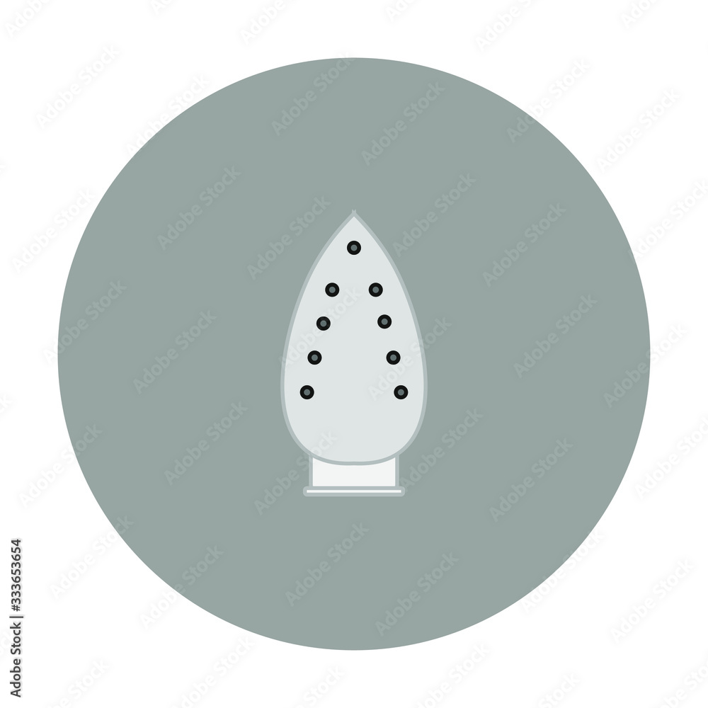 vector iron on white background vector iron on white background