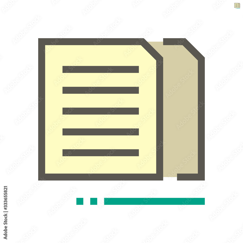 Coppy document vector icon design, 48X48 pixel perfect and editable stroke. Coppy document vector icon design, 48X48 pixel perfect and editable stroke.