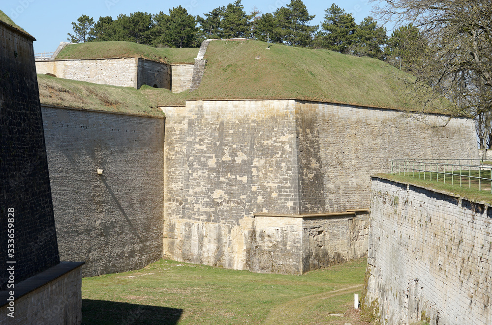 Weißenburg - Bayern - Wülzburg - Blick auf die Bastion Krebs Weißenburg - Bayern - Wülzburg - Blick auf die Bastion Krebs