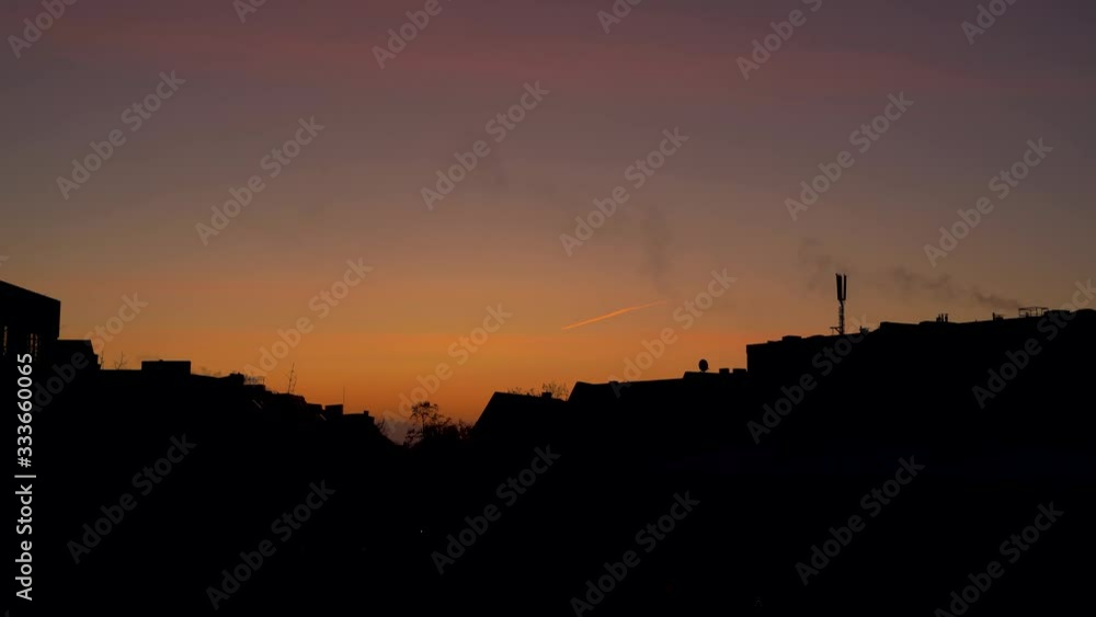 Timelapse image of sunrise at Berlin, Germany. Timelapse image of sunrise at Berlin, Germany.