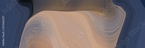 futuristic banner with waves. curvy background illustration with dark slate gray, rosy brown and gray gray color