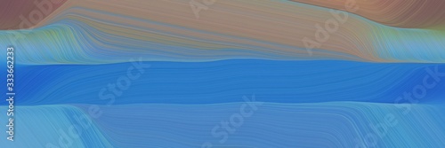 beautiful futuristic banner with steel blue, gray gray and pastel brown color. contemporary waves illustration