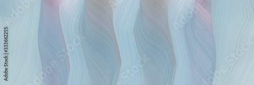 futuristic banner with waves. abstract waves design with pastel blue, light gray and light blue color