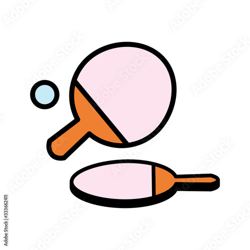 Ping pong tennis table icon