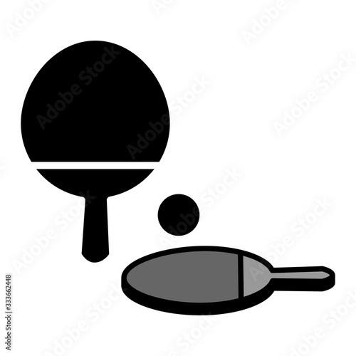 Ping pong tennis table icon