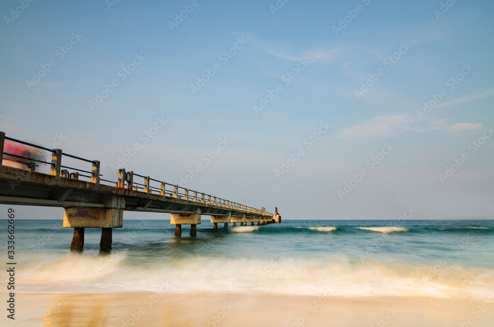 beauty in nature, Terengganu, Malaysia beach under bright sunny day and blue sky