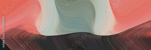 futuristic banner background with rosy brown, very dark blue and indian red color. contemporary waves illustration