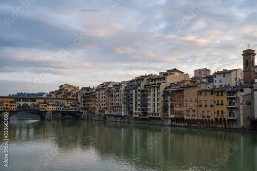 The Arno River in Florence Italy © Meandering Max