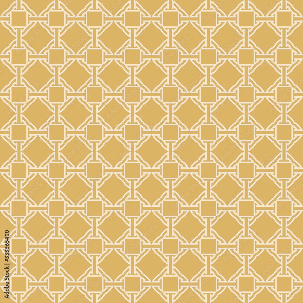 Gold Background, Seamless Pattern. Geometric template