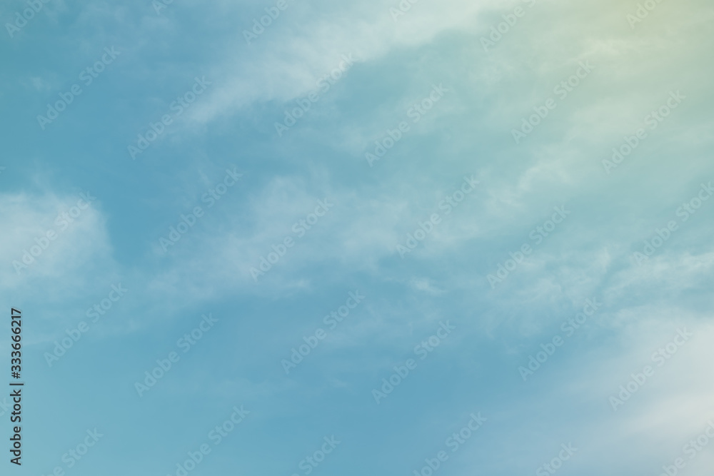 cloud background with a pastel colour