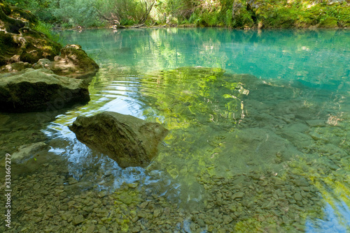 Reserva Natural del Nacedero del Río Urederra en el Parque Natural Urbasa-Andía. photo