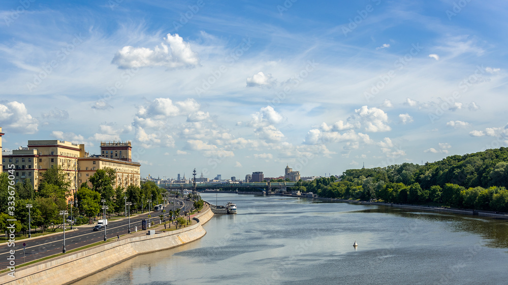 Moscow City Landscape with the Moscow River Moscow City Landscape with the Moscow River