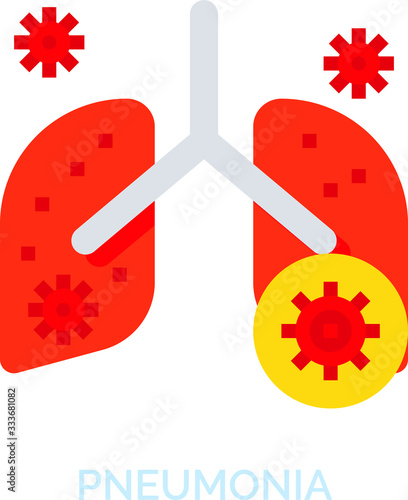 Pneumonia icon.