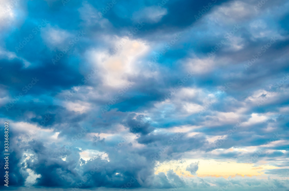Obraz premium Cloudy sky background
