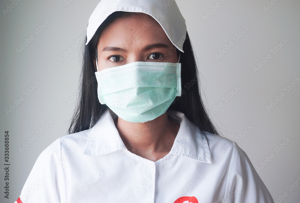 Woman wearing face mask, protection against virus, coronavirus, Covid-19. Woman wearing face mask, protection against virus, coronavirus, Covid-19.