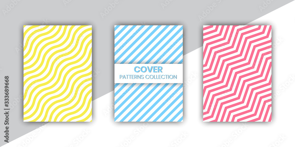 Mixed Line Pattern Cover Set Mixed Line Pattern Cover Set