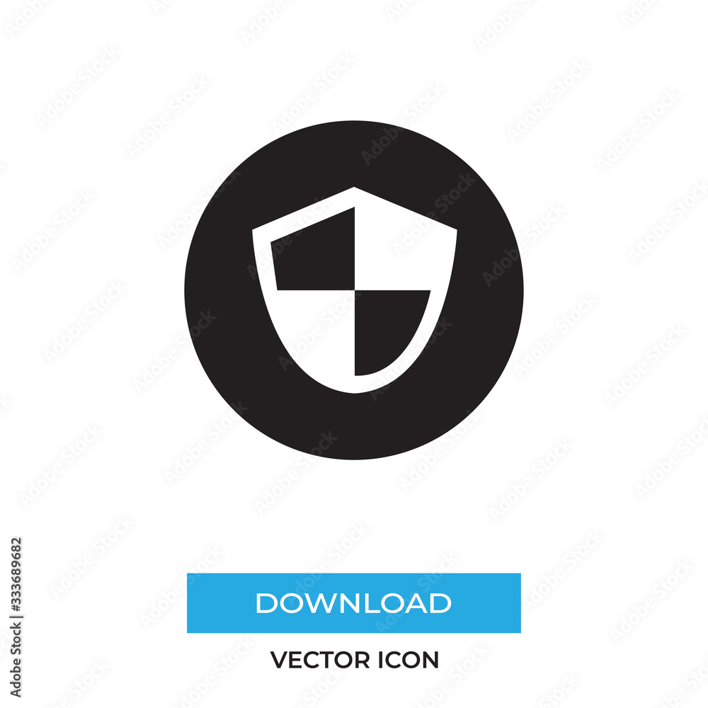 Shield vector icon, simple sign for web site and mobile app. Shield vector icon, simple sign for web site and mobile app.