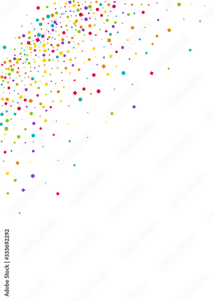 White FallingFestive Rain Background. Yellow White FallingFestive Rain Background. Yellow