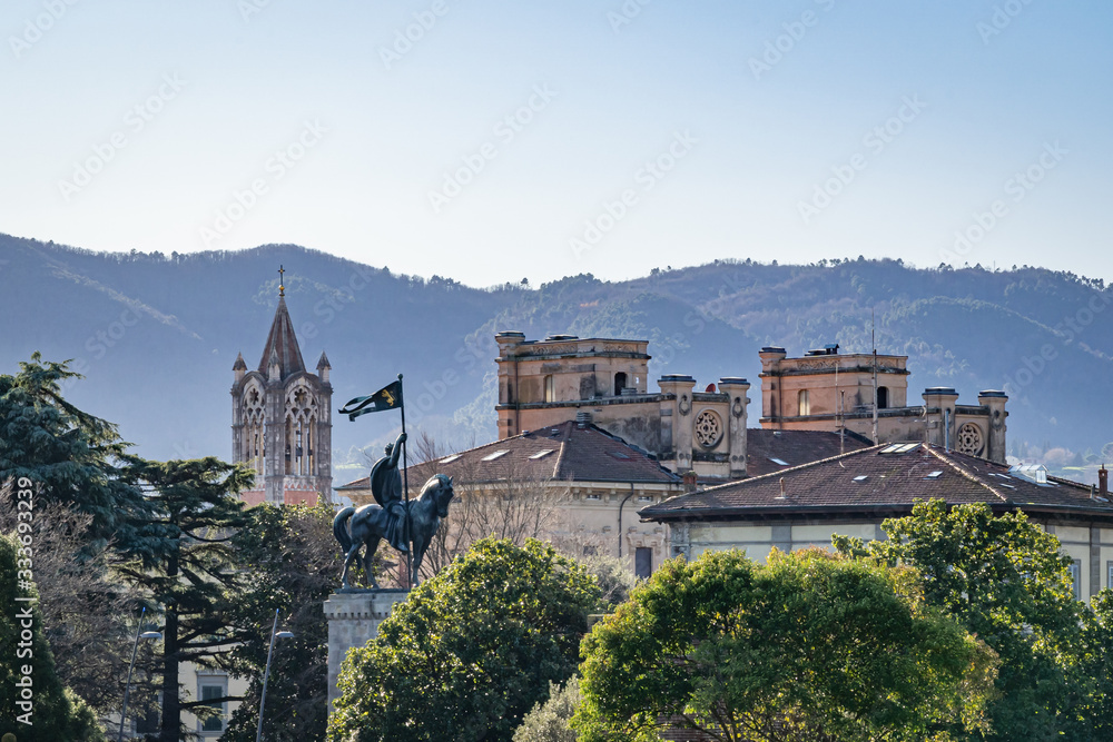 A view of Lucca Italy
