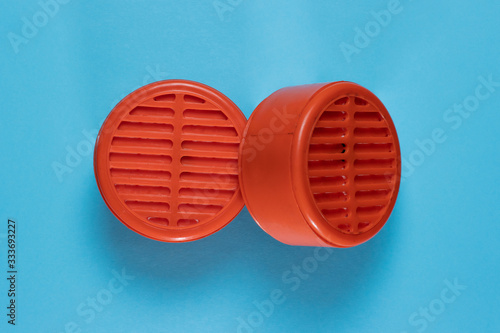 replaceable cartridge filters for  respirator