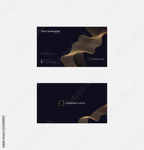 luxury bussines card design template