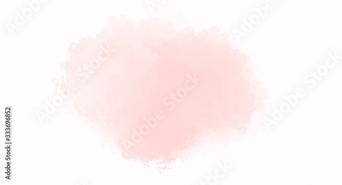 Soft Pink watercolor background for your design, watercolor background concept, vector. photo