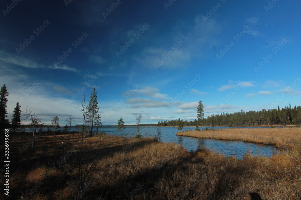 Obraz premium Wandern in Swedens Nationalparks