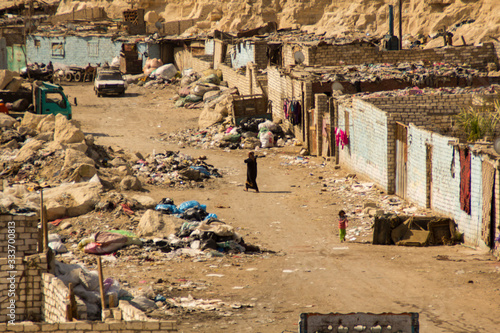 Street in Cairo Trash city