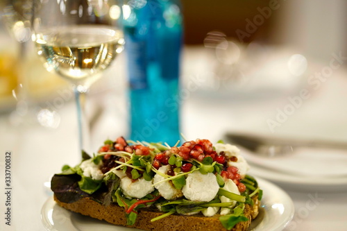 Obraz na płótnie Catering, Pausensnack, Empfang w salonie