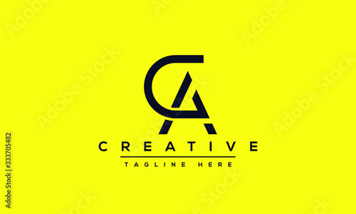 Modern letters AC, A&C Logo Design Template Vector.