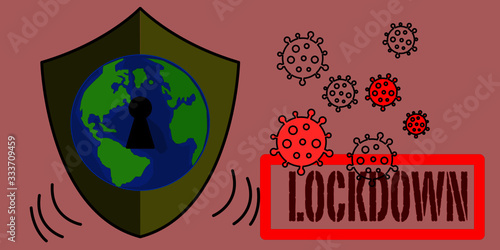 Lockdown to stop COVID-19 Coronavirus outbreak