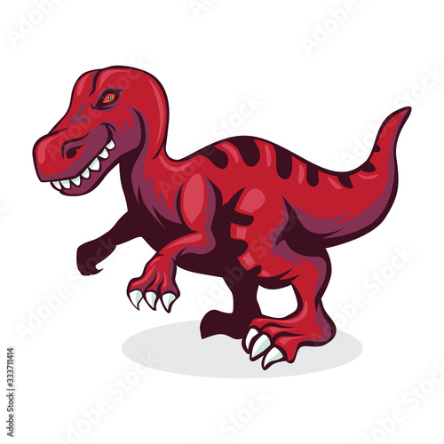 tyranosaurus Rex Vector Illustration © SharktaleStudio