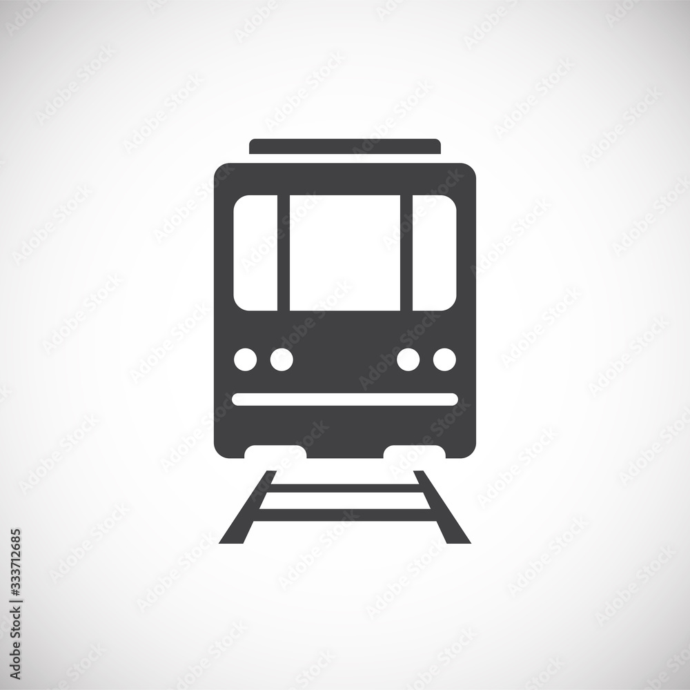 Railway transportation related icon on background for graphic and web design. Creative illustration concept symbol for web or mobile app Railway transportation related icon on background for graphic and web design. Creative illustration concept symbol for web or mobile app