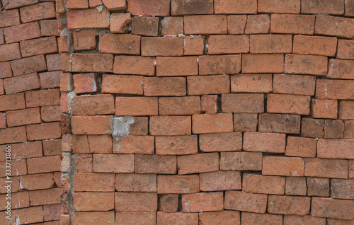 Brown brick wall background