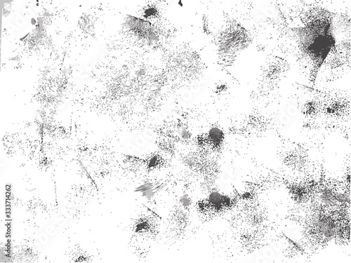 Grunge texture. Grunge background. Black and white template. Vector