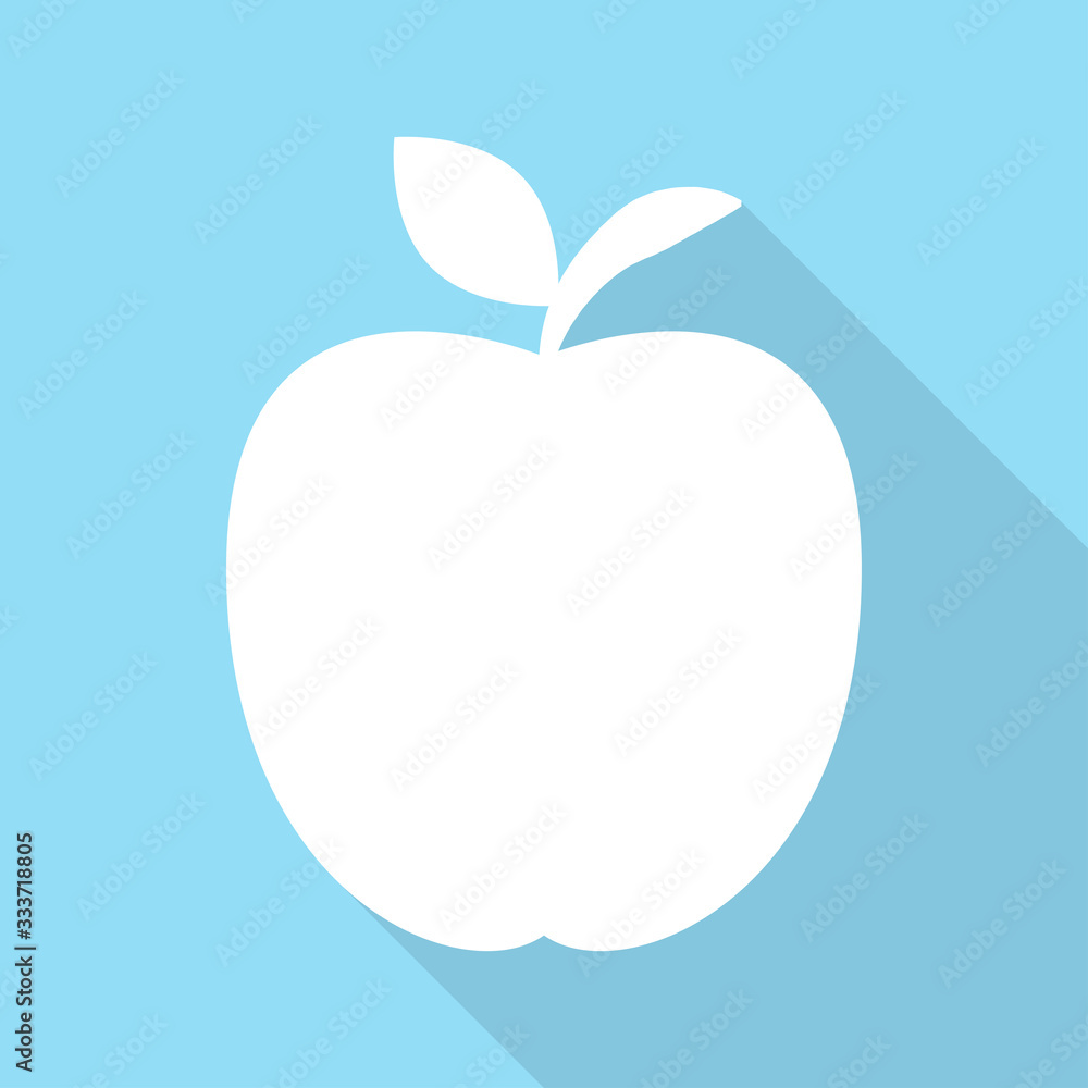 flat icons for Apple,fruit,vector illustrations - obrazy, fototapety, plakaty 