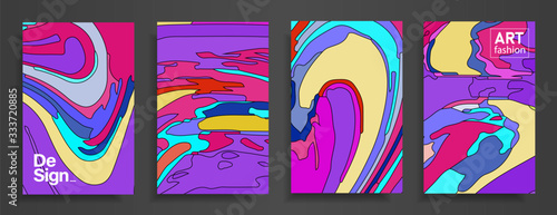 Modern design A4.Abstract bright texture of colored bright liquid paints.Splash  trends paints.Used design presentations, print,flyer,business cards,invitations, calendars,sites, packaging,cover.